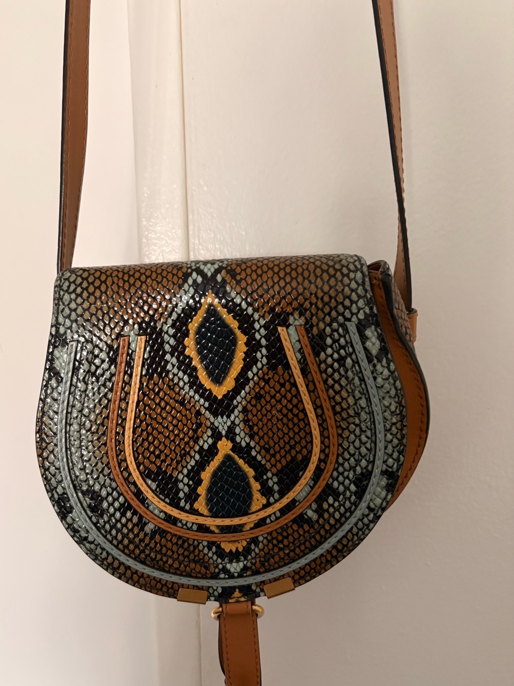 Snake-Print Crossbody Bag CHOLE Limited edition